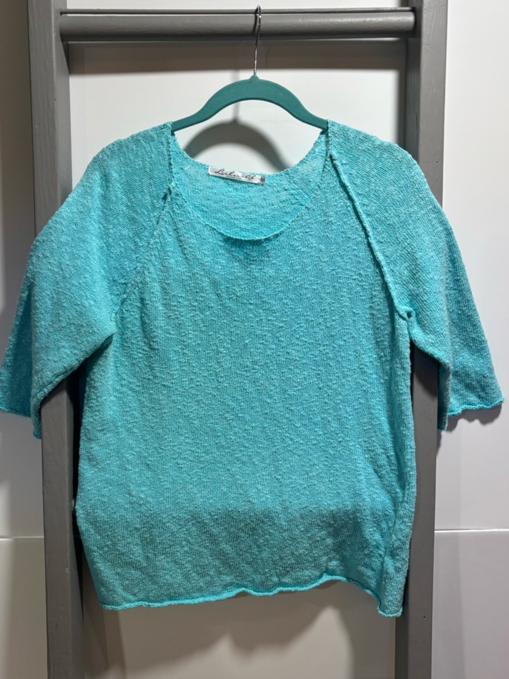 Lulu-B women’s Med retro sweater, costal grandma, Y2K, 90s, casual, summer